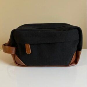 New Toiletry Bag Hanging Dopp Kit for Men Water Resistant Canvas Shaving Bag
